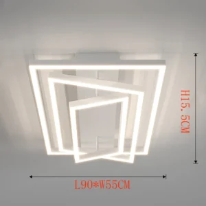 Nordic home decoration salon bedroom decor smart led lamp lights for room dimmable Ceiling light lamparas indoor lighting